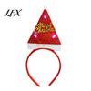 Glowing Holiday Accessories for Parties Light Up Christmas Headbands, Shiny Glitter Santa Hat Tree Reindeer Antler Hairbands, Party Hair LED Xmas Head