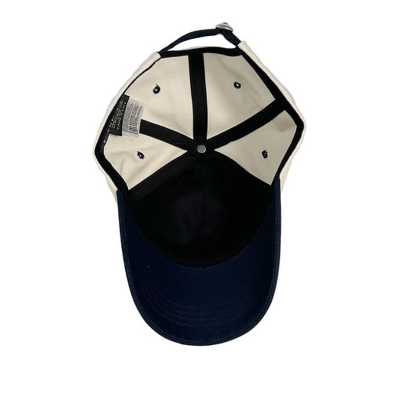 CASE A LOT Slogon logo ball cap - beige navy