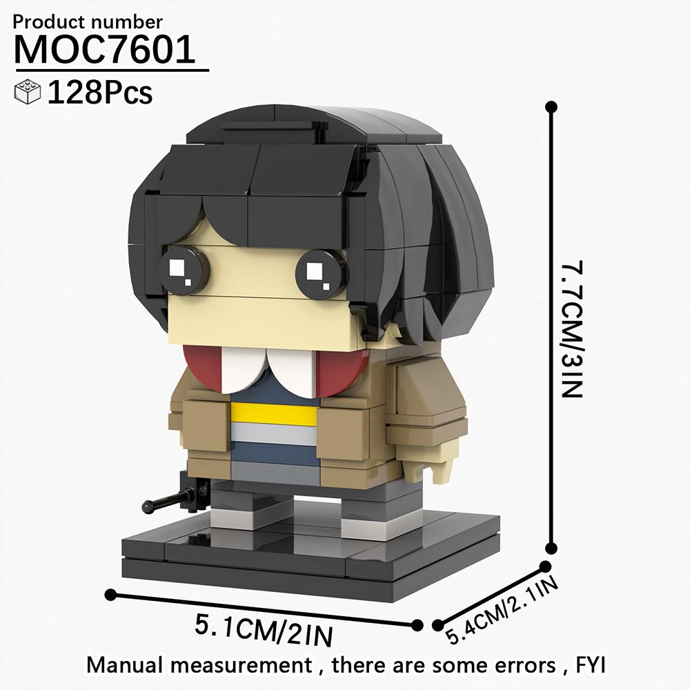 MOOXI Monster Demodog Stranger TV-Serienfigur Brickheadzed Thing Bausatz Erwachsenen Bausteine Set Kinderspielzeug MOC Stein Geschenk
