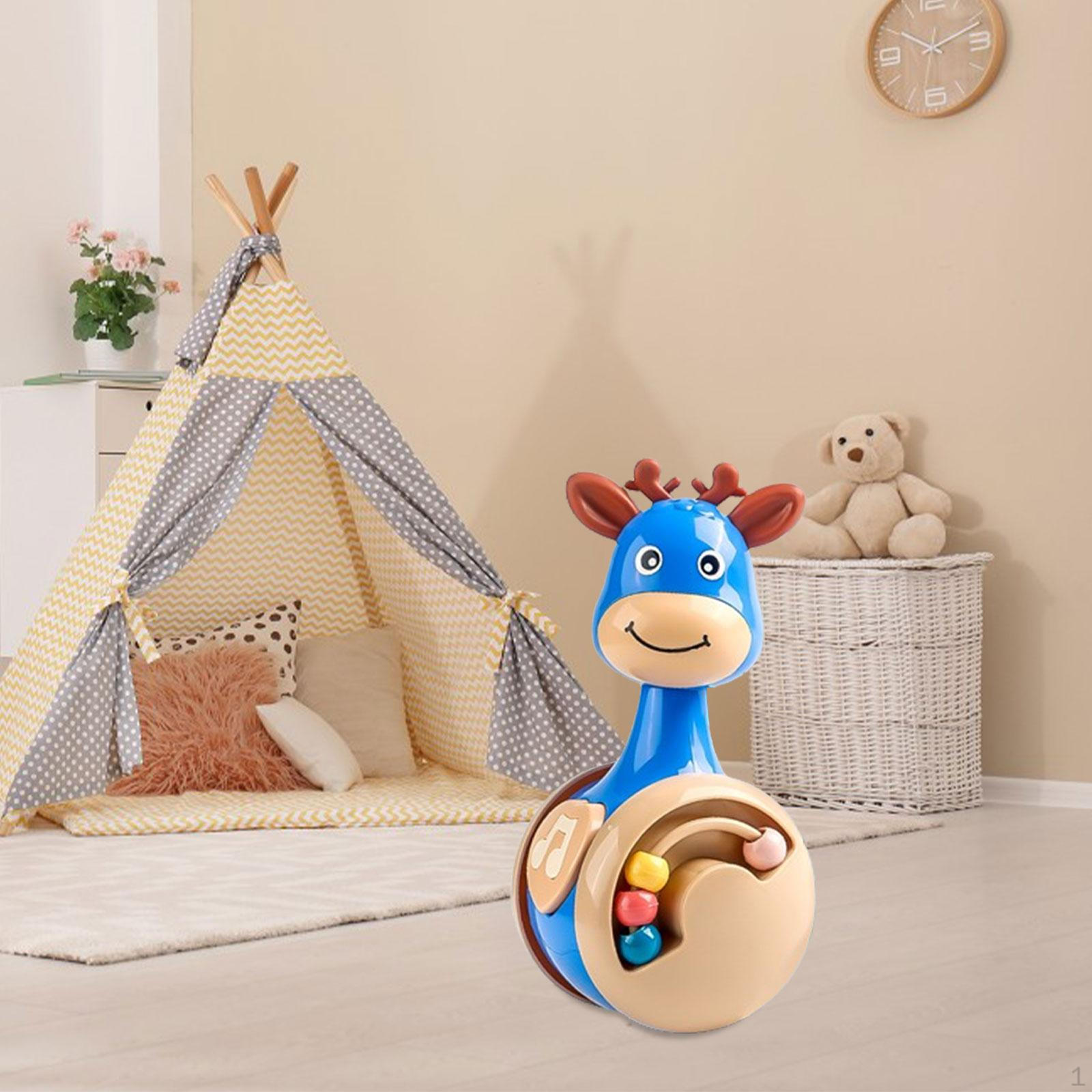 

Ползающая звучащая игрушка для обучения и игры - Tumbler Design Kids синий