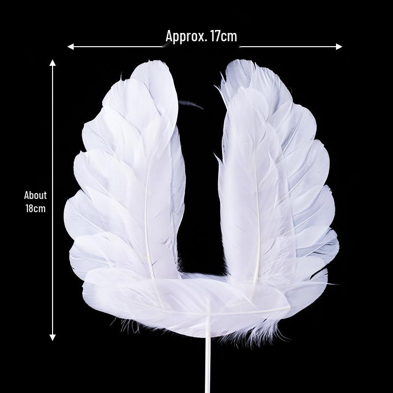 10 Anielskich Piórkowych Topperów i Ozdób na Tort