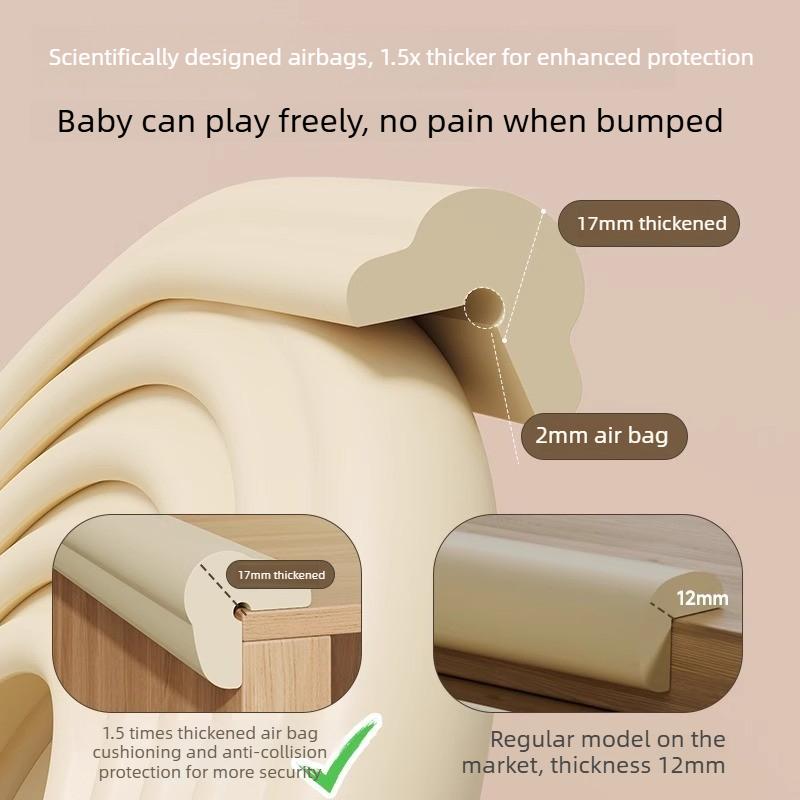 2M New Corner Protector Children's Table Corner Edge Anti-Collision Strip Anti-Collision Foam Protection Strip Bumper for Home