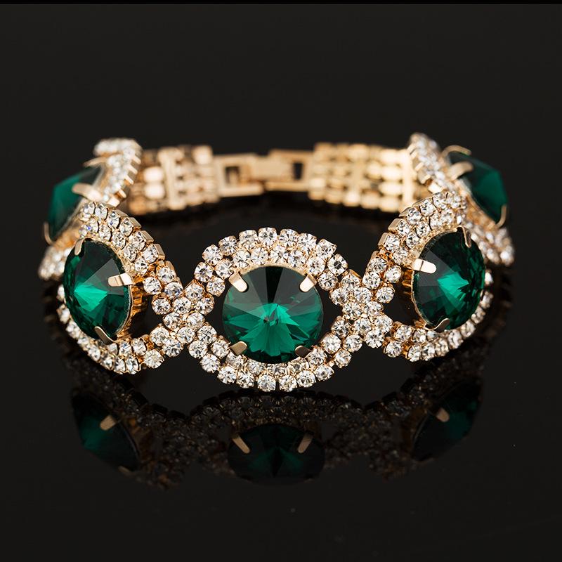 

Юфэй Многоцветный Хрустальный Браслет со Стразами