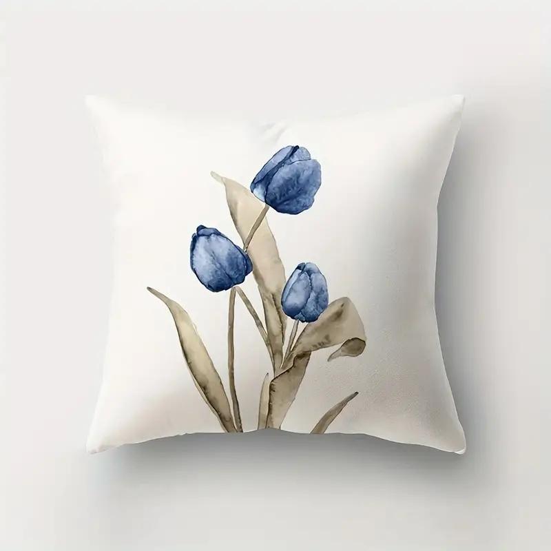 1 шт наволочка с нарциссом декор для дома украшение для дома в подарок декор для вечеринки аксессуары для спальни 45x45cm 980₽