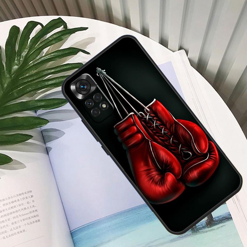 

Boxing Gloves Funda For Xiaomi Redmi Note 14 13 10 11 12 Pro 11S 12S Case For Redmi 15 13C 12C 10C 14C 15C Redmi Note 14 5G