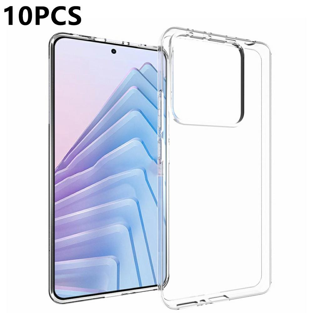 

10 шт./уп. Чехол для Xiaomi Poco M7 Pro 5G, прозрачный защитный чехол из ТПУ без водяных знаков A