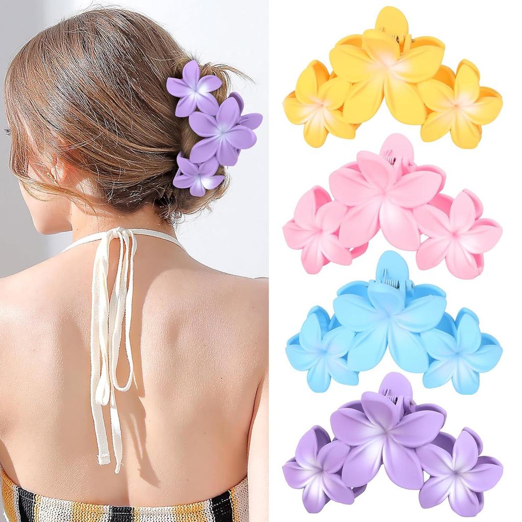All-match Hairpin Hairpin Headdress Frosted Flower Shark Clip Hairpin Hair Accessories
