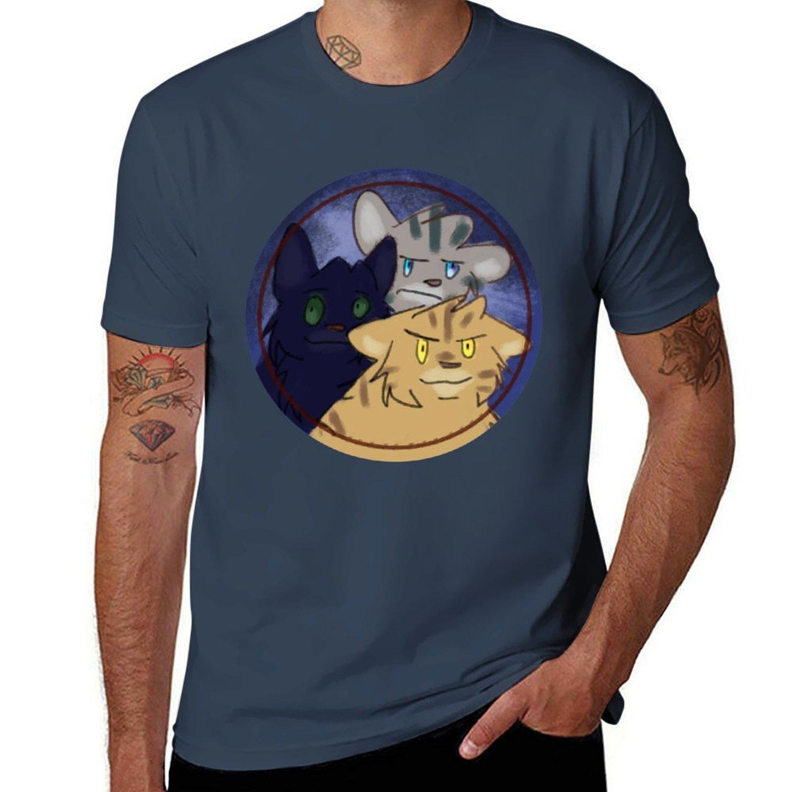 The Sight (Jayfeather Hollyleaf and Lionblaze) TShirt Large Size Soft Cotton TShirt S
