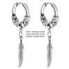 Vintage Simple Small Hoop Earrings Stainless Steel Hypoallergenic Earrings for Men Women Cool Indian Boho Jewelry