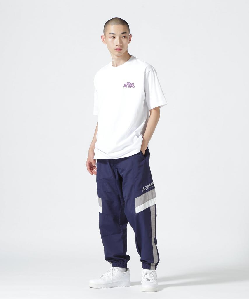 AVIREX TRICOLOR EASY PANTS Men's M 120 navy