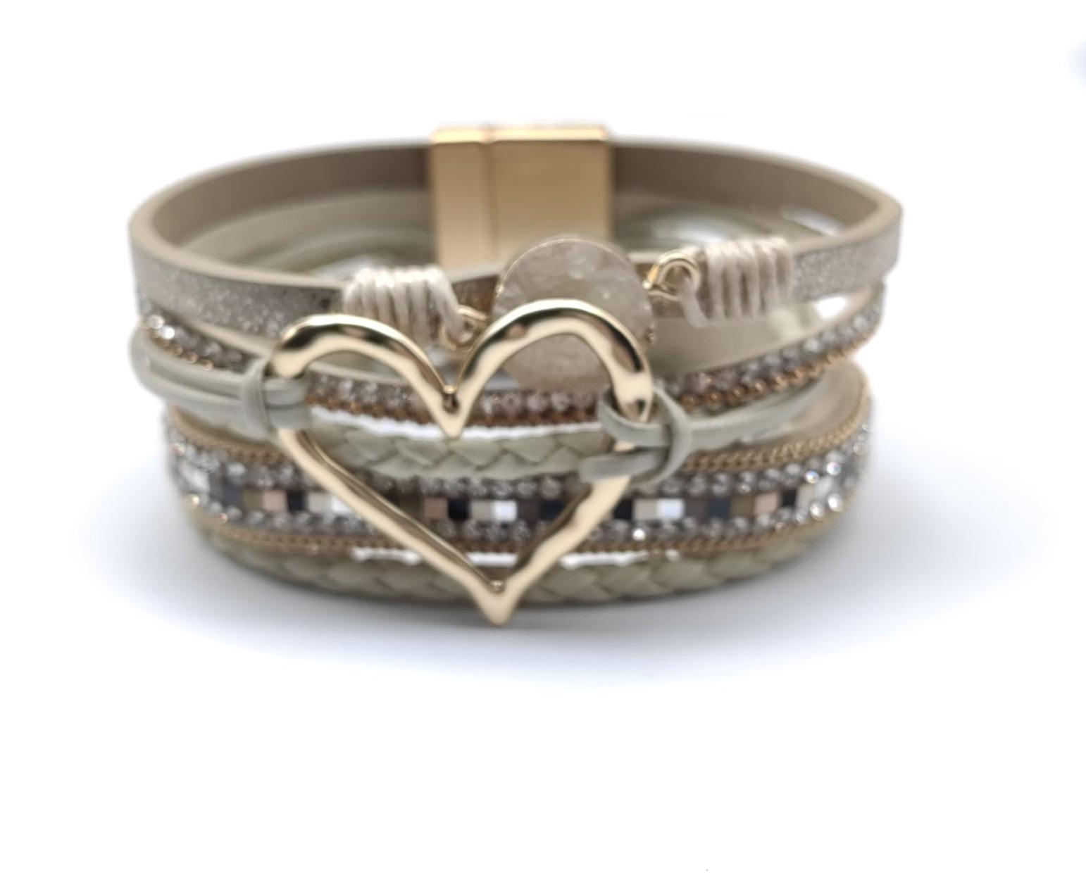 Bohemian Multi-layer Leather Bracelet for Women - Perfect for Summer Travel Photography