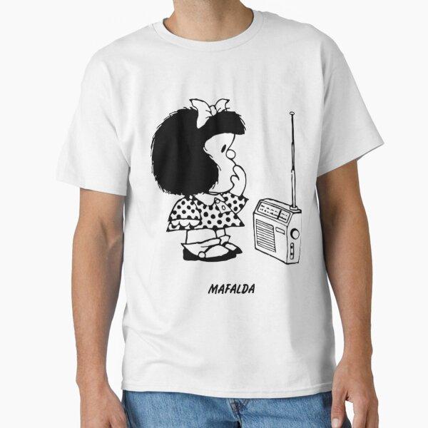 Unisex Cotton T Shirt Mafaldas Friends Full Group Characters Classic Latin Comic Fan Casual Streetwear Tops