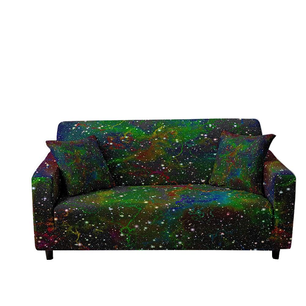 Elastyczny Pokrowiec na Sofę Mystic Sky do Salonu Pokrowiec Ochronny Meble Domowe Dekoracja Świąteczna