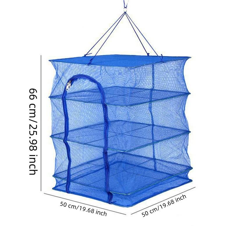 1pc Folding Fish Network Net Drying Rack, Folding Mesh, Hanging Vegetable Dishes, Dry Hanger, Fishing Accessories