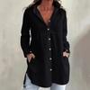 Ice Silk Long Sleeve Shirt With Splicing Design For Casual Fall Wear