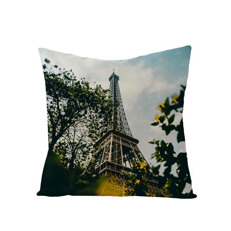 Zuhause Tropische Pflanze Grüne Blätter Polyester Kissenbezug Zuhause Nordischer Ins Stil Kissen Lendenkissenbezug