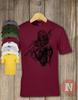 Grunge Nativo Americano Esqueleto Camiseta Tatuaje Festival Ropa Fresco Camiseta