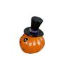 Horror Theme Resins Crafts Smiling Pumpkin Figurine For Halloween Shelf Decors HX6C