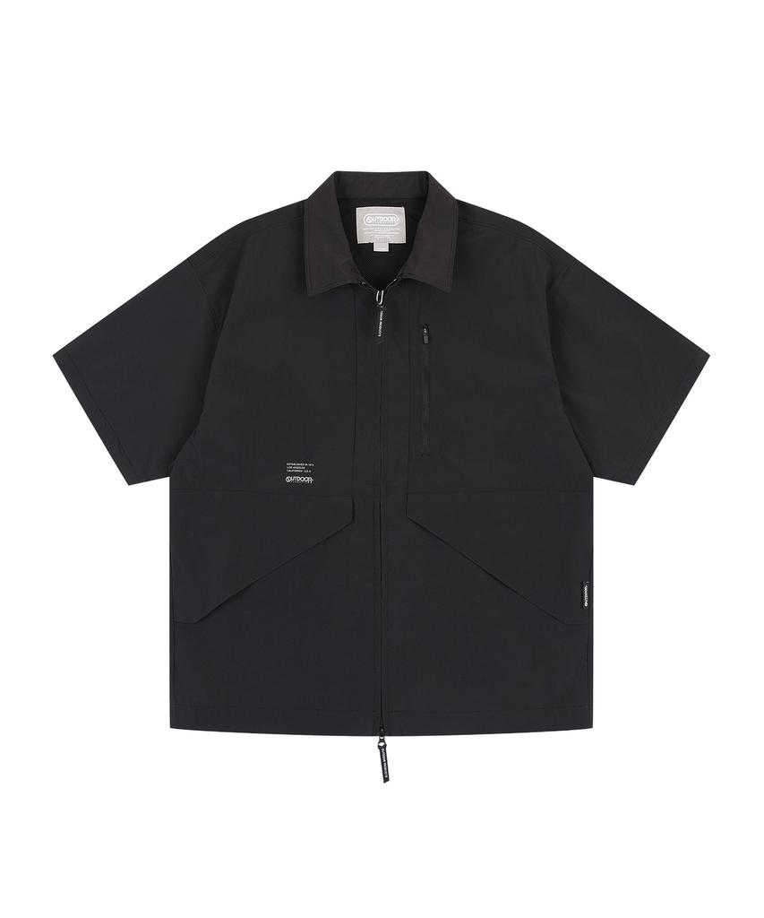 Outdoor Products Half Sleeve Zip-Up Jumper (Black)