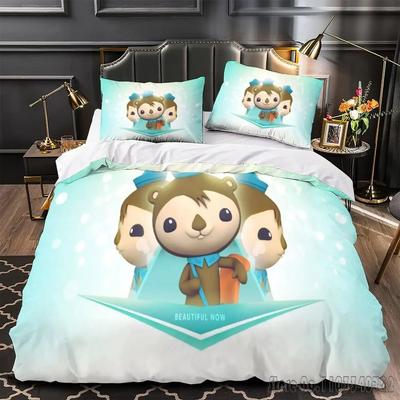 Custom Octonauts Cartoon Animation Duvet Cover Set HD Comforter Cover for Kids Bedding Sets Bedclothes Bedroom Decor