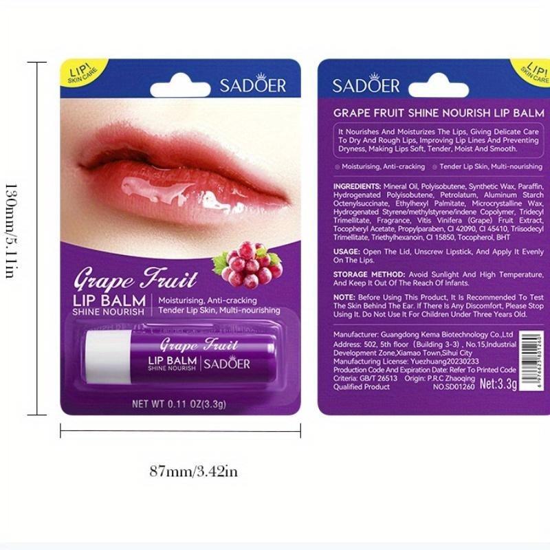 Refreshing Fruit Moisturizing Multi-color Mixed Lip Balm To Prevent Dryness and Hydration To Deeply Moisturize Lips