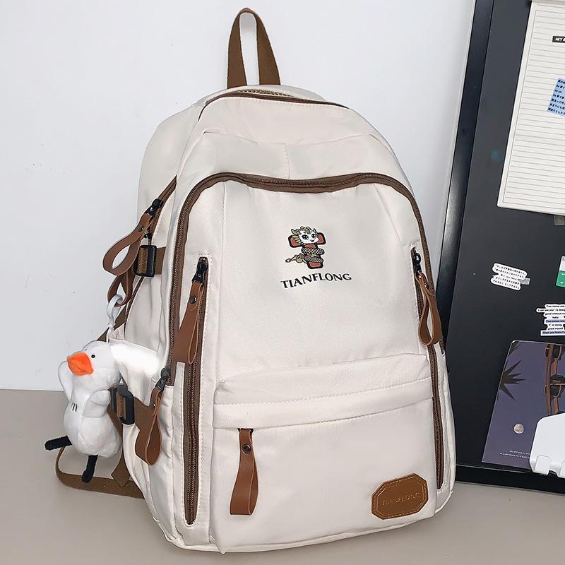 Schoolbag Children Elementary School Students Girls College Students Junior High School Students High School Boys Large Capacity Backpack