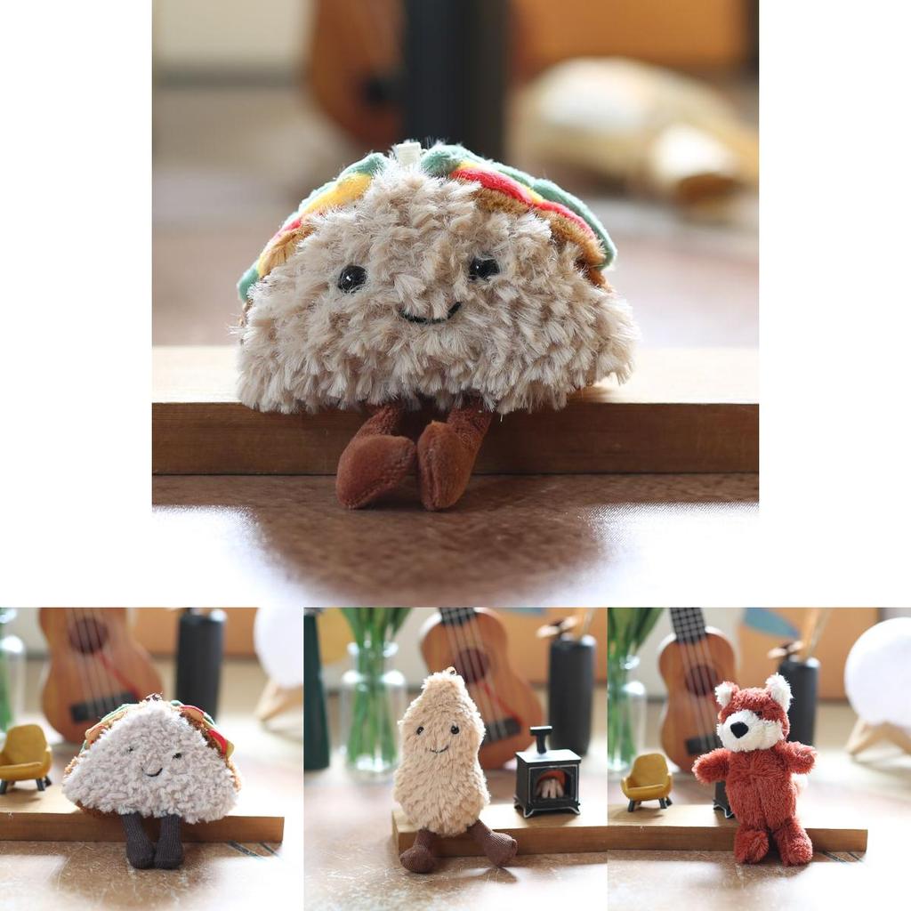 Super Soft Plush Keychain Stuffed Animal Bag Charm Gift For Kids Teens Backpack Decor 15cm
