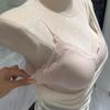 Seamless Women's Thin Small Bust Push-Up Lifting Camisole Style Thin Strap Bra