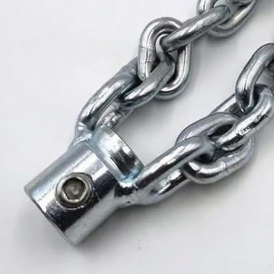 Flex-Shaft Sewer Descaling Chain Push-Type Rotary Cable Sewer Dredge Spring Drain Clog Remover PVC Pipe Maintenance Tool