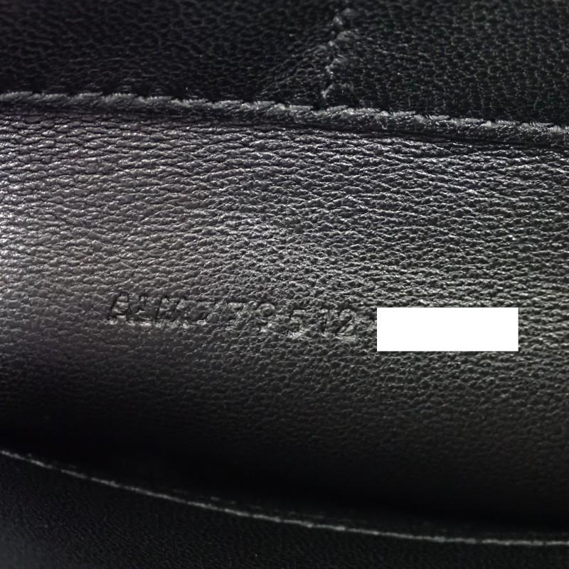 SAINT LAURENT  779512 Clutch bag black lambskin Women