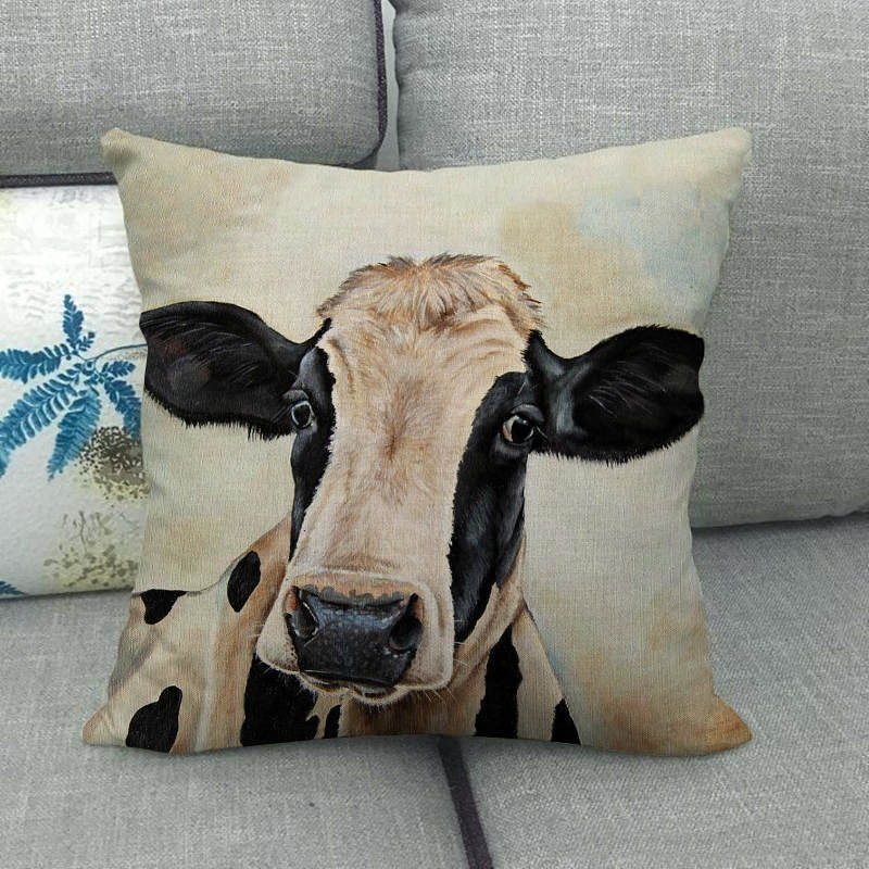cow pillow case