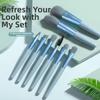 8 Piece For Mini Makeup Brush Set for Beginners and Travel Makeup Kit