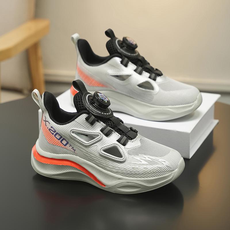 

Casual Girl Shoes, Boys New Shoes, Anti-slip Shoes, Sports Shoes 28 оранжевый/серый