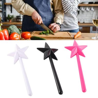 3Pcs Pink Black White Wand Shakers Pentagram Shape Seasonings Dispenser  Dinner Party