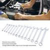 14Pcs Alloy Wrench Set Combination Wrench Set Steel Alloy Mirror Finish Strong Strength Wrench Kit for Repair Maintenance Wrench