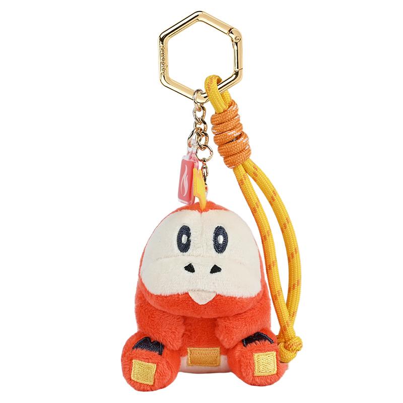 Anime Kawaii Pikachu Keychain Gengar Mew Jigglypuff Mimikyu Stuffed Toy Cute Plush Keyring Doll Pendant Gift