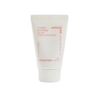 Jeju Cherry Blossom Tone-Up Cream 50ml | Brightening & Hydrating Glow Moisturizer