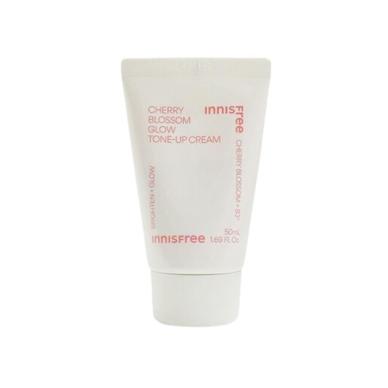 Innisfree Jeju Cherry Blossom Tone-Up Cream 50ml | Brightening & Hydrating Glow Moisturizer