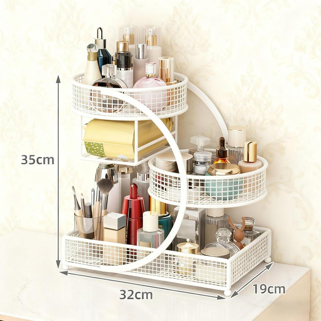 Organizer Metal Wire Basket Fruit Stand Vegetable Carrier Functional Centerpiece Suitable for Wedding Party Festival