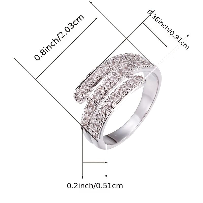 Micro-inlaid zirconia simple and elegant ring