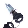 1 Set Serratura Sicurezza Telefono Interruttore di Alimentazione S1203 2 Pin 2 Chiavi 12 mm Acciaio Inossidabile Interruttore Elettronico a Chiave On Off Interruttore di Blocco