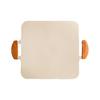 Grill Pan Dr.HOWS Ceramic Coating White 31cm Square BBQ Plate