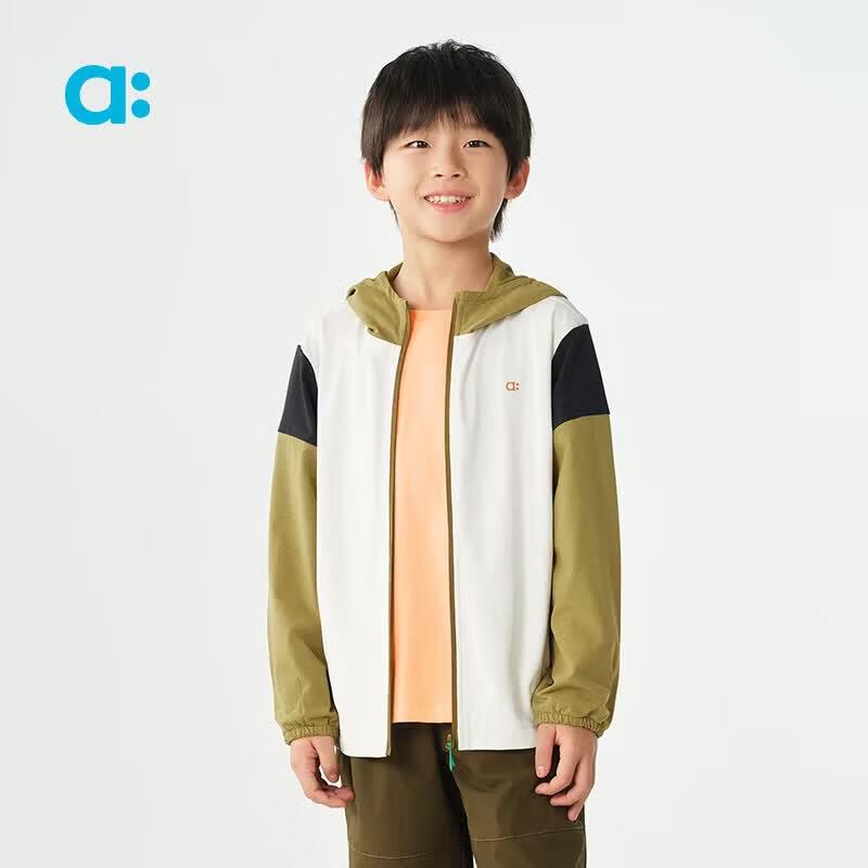allblu Kids Quick-Dry UPF50+ Hooded Jacket 140 cm