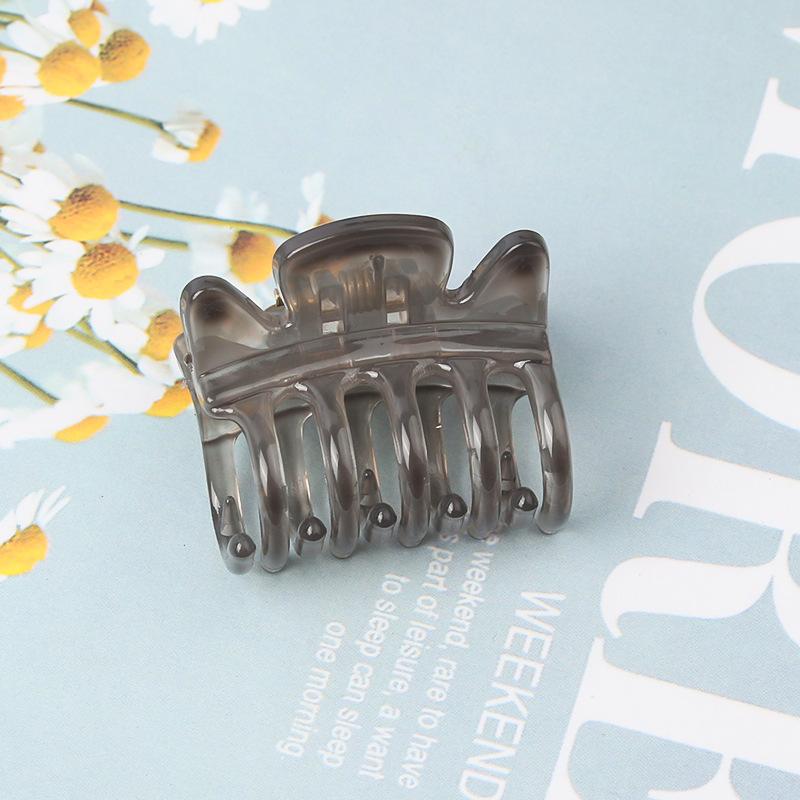 5pcs Mini Hair Claw for High Ponytail, Side Clip with Simple Matte Shine Top Clip for Braided Hair, Trendy Style