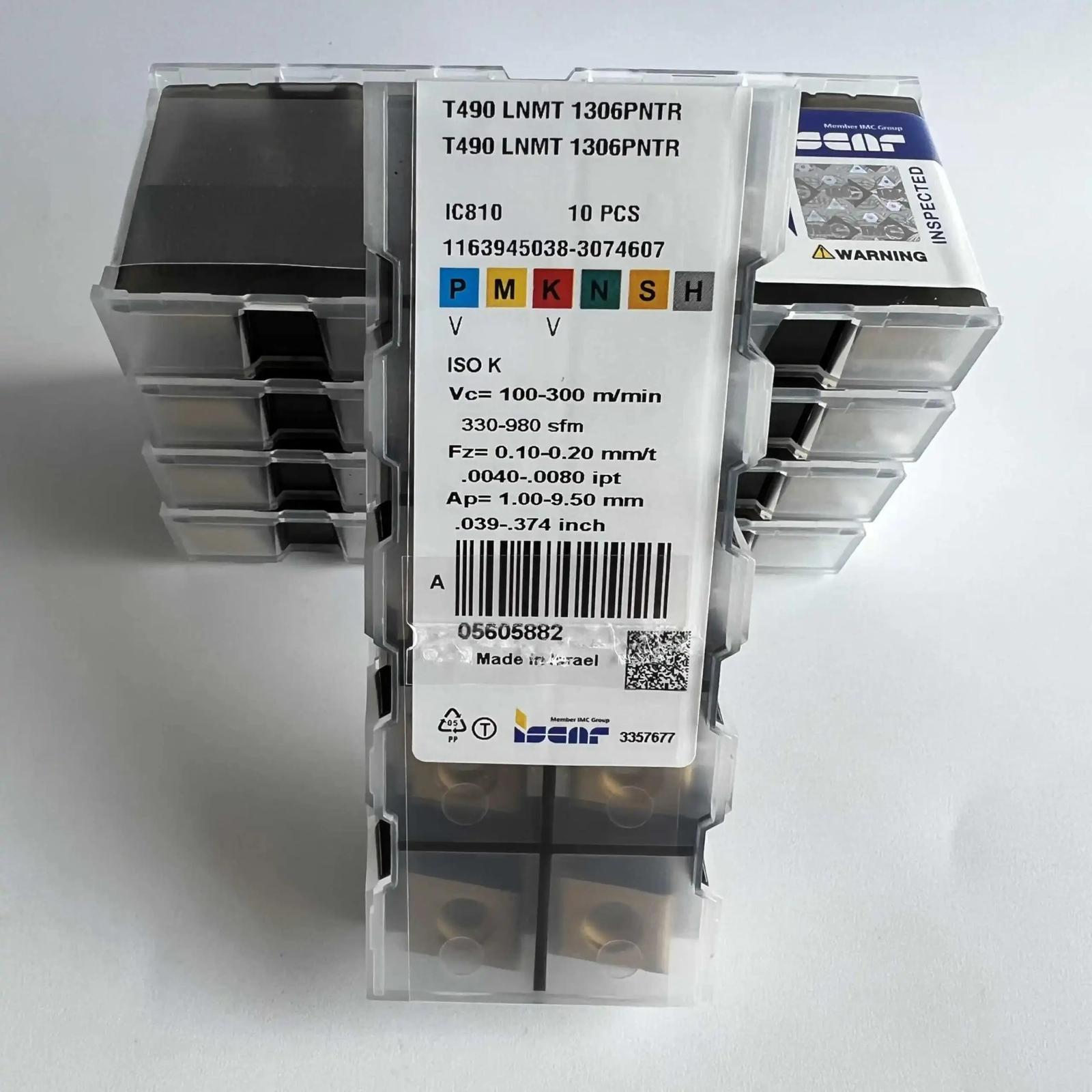

ISCAR / T490LNMT1306PNTR IC810 /Industrial indexable Carbide Inserts 10 PCS