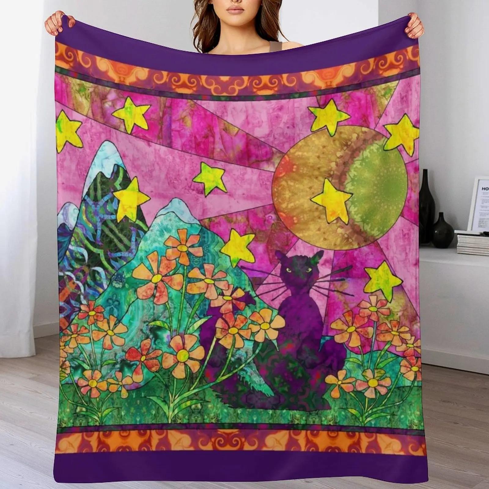 

Hunting In The Garden Throw Blanket Shaggy Furry Soft Blanket for Bedroom Living Room 102x76cm(40x30in)