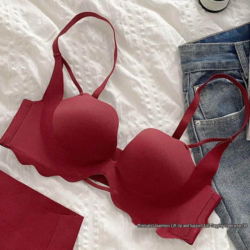 חזייה תחרה חלולה ללא תפרים 2023: מעצים חזה קטן עם תמיכת קאפ