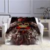 Classic Game Street Fighter Printed Blanket Flange Warm Blanket Bed Linings Home Travel Blanket Picnic Blanket Birthday Gift