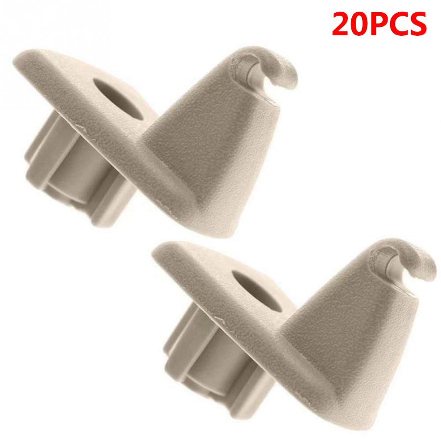 

20Pc Sun Visor Clip Holder Replacement Hook Easy To Use For Dodge Chrysler 300