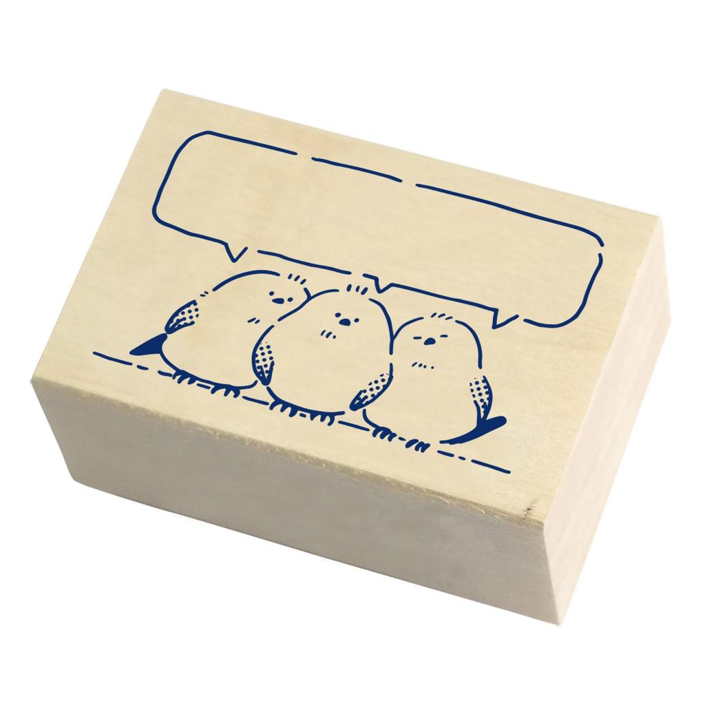 Beverly Friend Talking Tit Stamp, Master's Long-tailed TSW-167